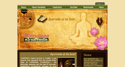 Desktop Screenshot of haridraaayurveda.com